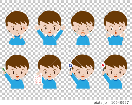 男の子ポーズいろいろ 10640937