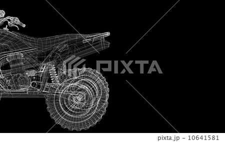 Quad bike, motorcycle, 3D model Quad bike, motorcycle, 3D model 10641581