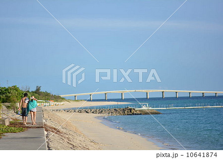 宮古島 前浜 来間大橋 宮古島 前浜 来間大橋 10641874