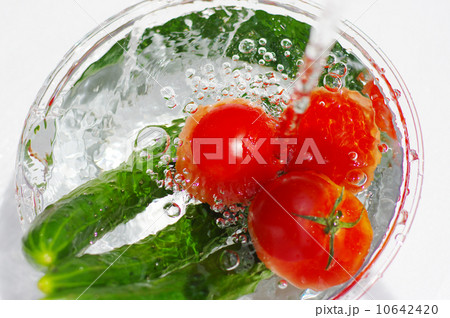 新鮮冷え冷え夏野菜 10642420