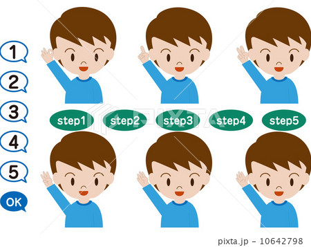 男の子（指数字） 10642798