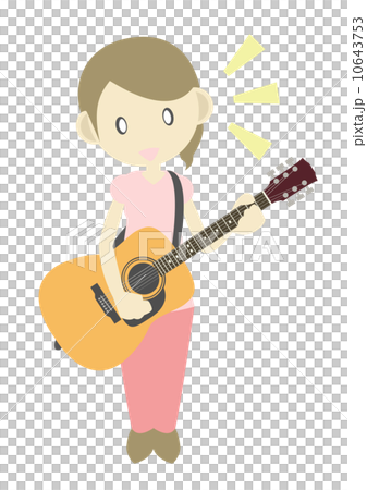 Understanding women playing acoustic guitar 10643753