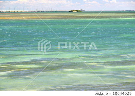 青い海とセブンマイルブリッジ フロリダ 青い海とセブンマイルブリッジ フロリダ 10644029
