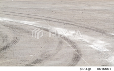 Tire marks on road track Tire marks on road track 10646064