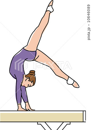 体操競技 平均台 10646089