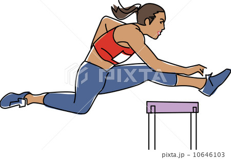 陸上競技 ハードル 10646103