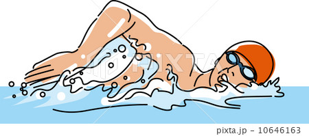 競泳競技 自由形 10646163