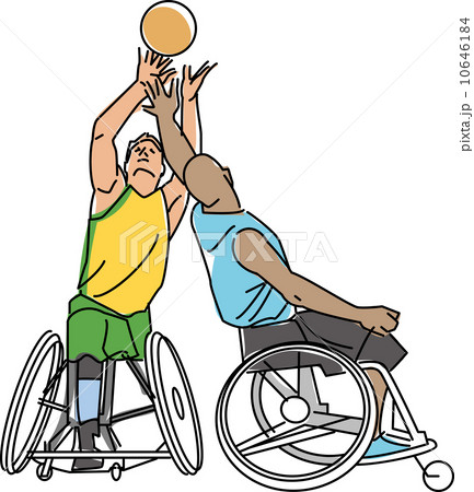 障害者スポーツ 車椅子バスケットボール 障害者スポーツ 車椅子バスケットボール 10646184