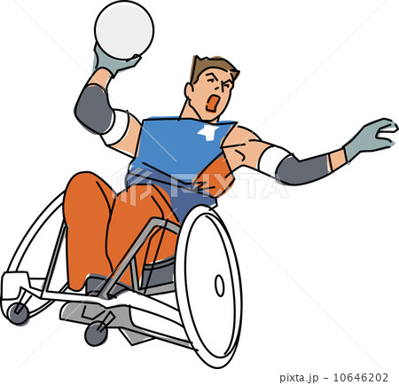 障害者スポーツ ウィルチェアーラグビー 10646202