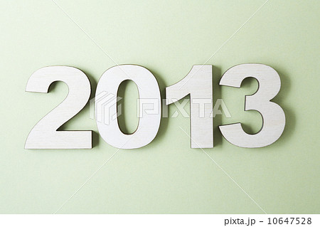 Numbers creating 2013 year, studio shot 10647528