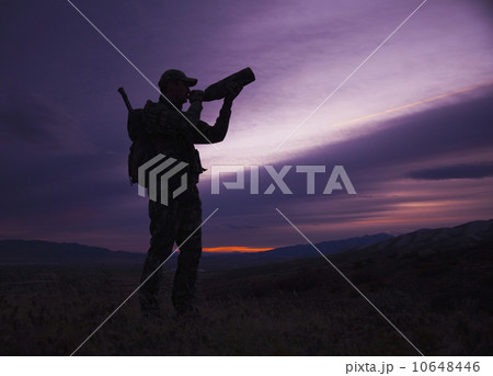 Big game hunter at dusk 10648446