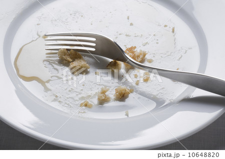 Fork on dirty plate 10648820
