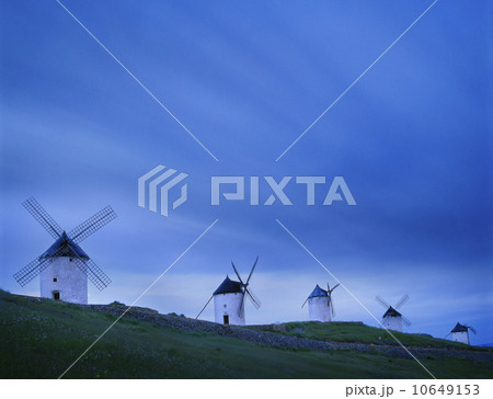 Row of windmills 10649153