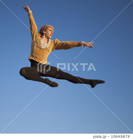Ballet dancer jumping 10649879