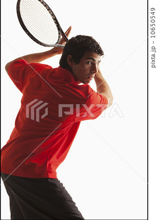 Young man playing tennis Young man playing tennis 10650549