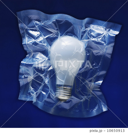 Shrink wrapped light bulb 10650913