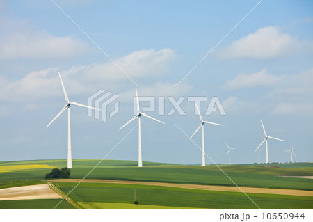 France, Rocroi, Wind turbines on fields France, Rocroi, Wind turbines on fields 10650944