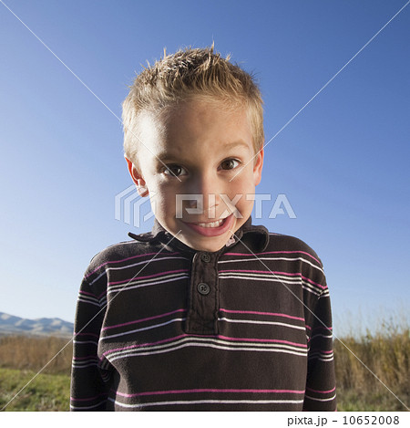 Young boy with goofy expression 10652008
