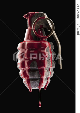 Red paint on grenade Red paint on grenade 10652332
