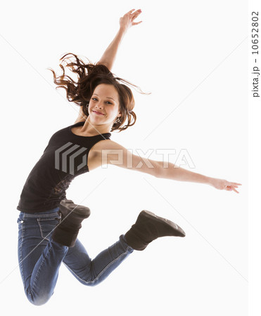 Portrait of jumping girl (12-13) Portrait of jumping girl (12-13) 10652802