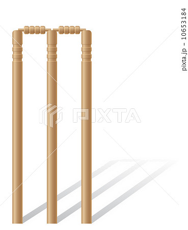 criket wickets vector illustration 10653184