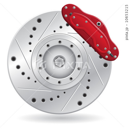 car brake caliper vector illustration 10653215