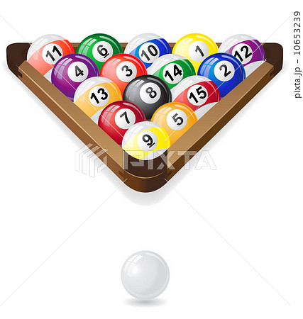 billiards balls vector illustration 10653239