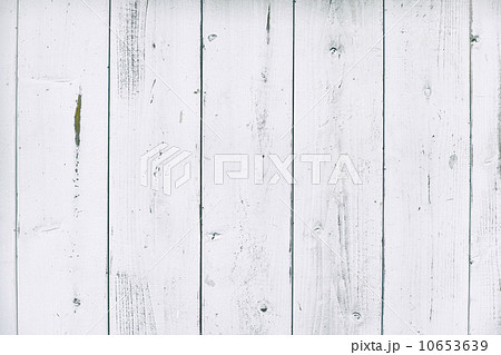 白い板壁 10653639