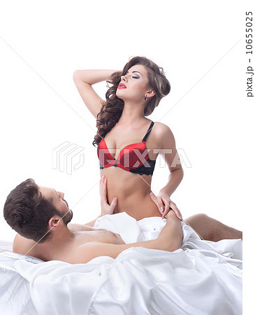 Studio shot of sensual lovers having sexの写真素材 [10655025] - PIXTA