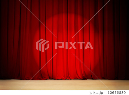 red curtain with spot light theater stage red curtain with spot light theater stage 10656880