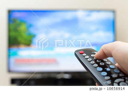 Program switching or button pressing on TV remote control 10656914