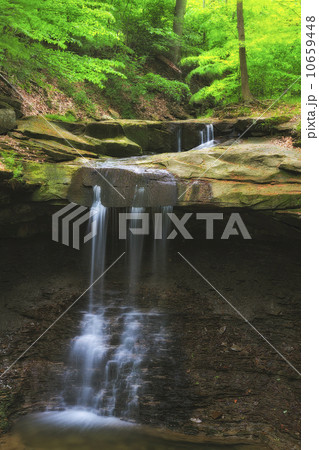Waterfall in forest 10659448