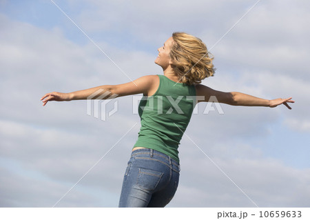 Portrait of happy woman 10659633