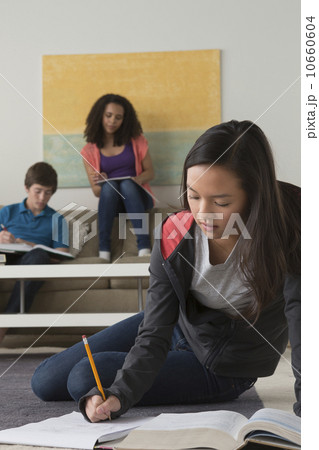Children (12-13,14-15,16-17) at school 10660604