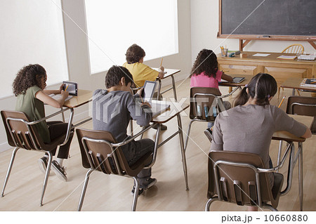 Children (10-11,12-13) at school 10660880