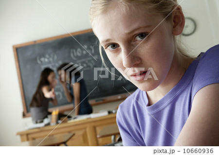 Teenage girls (14-15, 16-17) at school Teenage girls (14-15, 16-17) at school 10660936