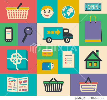 Set of e-commerce interface elements 10663937