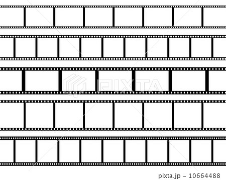 フィルム ネガ フレームのイラスト素材