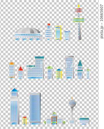 建物　建築物　ビル　ビル群 10665607