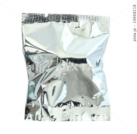 Foil package isolated on white background with clipping path Foil package isolated on white background with clipping path 10668218