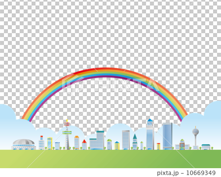 都市風景　都市　街　街並み 10669349