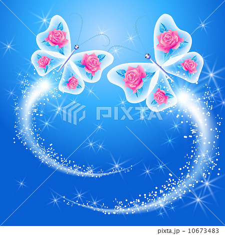 Butterfly with roses Butterfly with roses 10673483