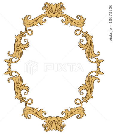 Vintage ornament frame 10673506