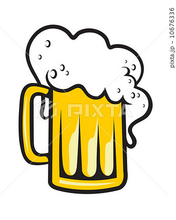 Tankard of beer with a frothy head Tankard of beer with a frothy head 10676336