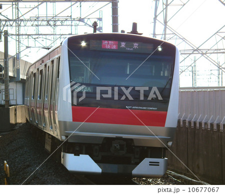 京葉線 E233系 二俣新町駅 京葉線 E233系 二俣新町駅 10677067