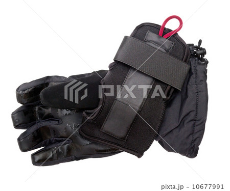 Wrist support with hand isolated on white. 10677991