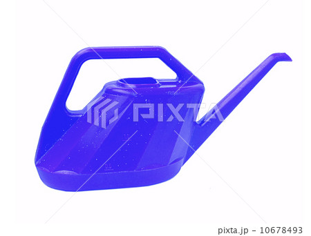 Blue watering can isolated on white background. Blue watering can isolated on white background. 10678493