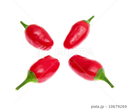 red hot chilli peppers on white background 10679269