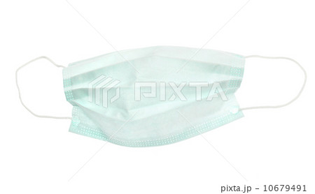 Medical mask isolated on white background 10679491