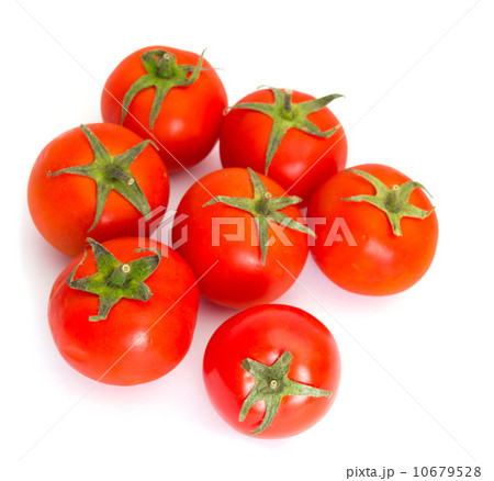 Red tomatoes isolated on the white 10679528